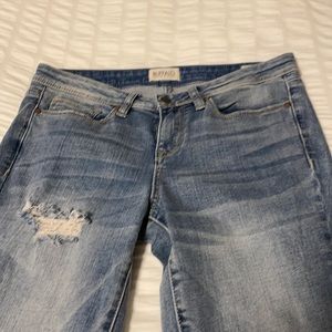 Destroyed Buffalo Jeans, size 27, Gently used